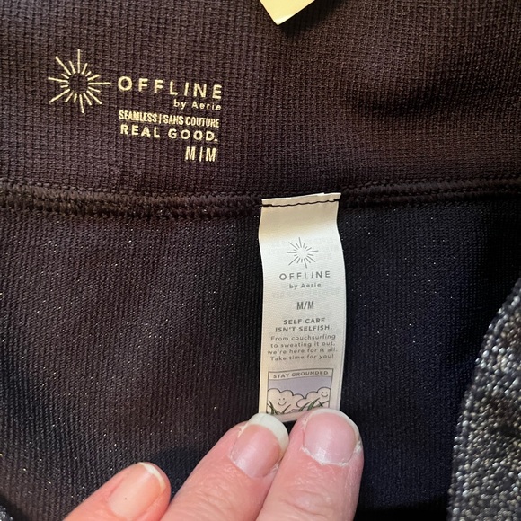 Offline by Aerie Midnight-in-Seamless Shine Midi Skirt. Size M - Picture 7 of 8